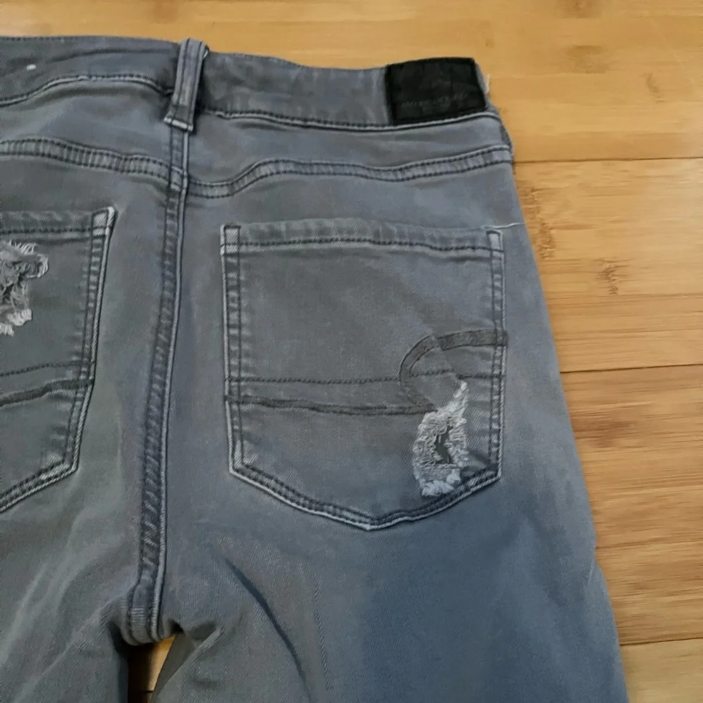 American Eagle grey hi-rise Jegging jeans size 4 - Picture 10 of 10